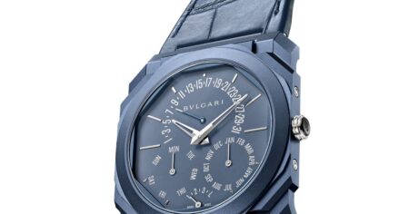 Bulgari Octo Finissimo Perpetual Calendar in blue titanium