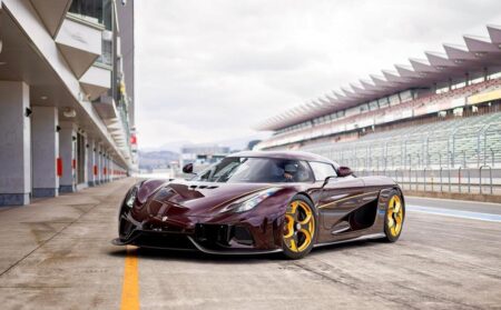 Koenigsegg’s Aurora Concours Surprise Could Be a Manual Regera Koenigsegg Regera hypercar at a concours-style event in Sweden