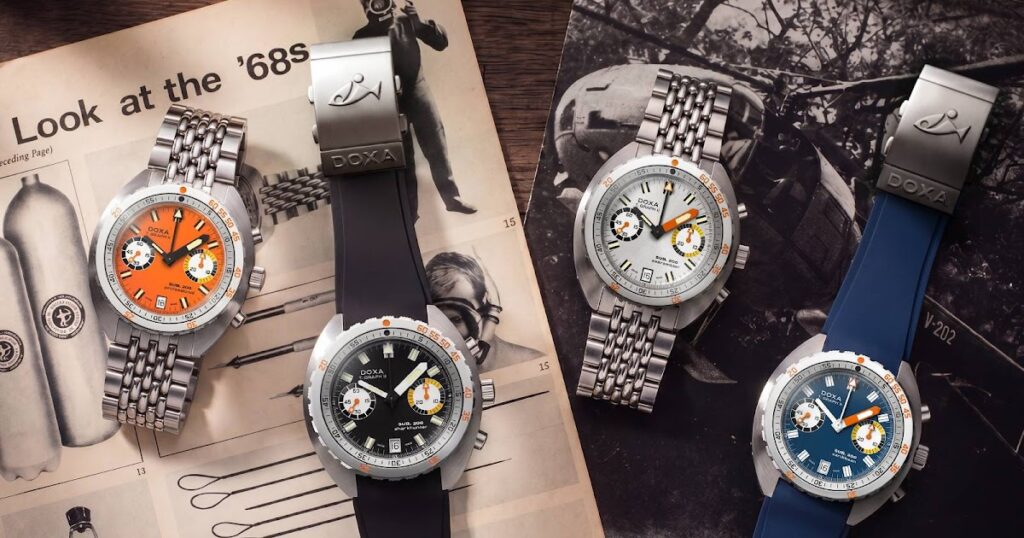 DOXA Brings a New Chronograph Into the SUB Family DOXA SUB 200 T.GRAPH II chronograph watch