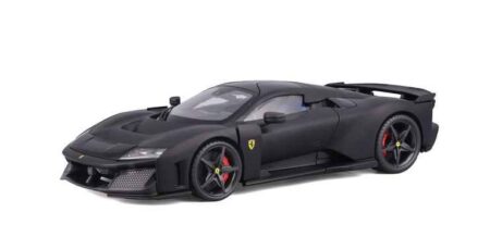 Bburago Opens Pre-Orders for a Matte Black Ferrari F80 Limited to 500 Pieces Bburago Ferrari F80 matte black 1:18 die-cast scale model