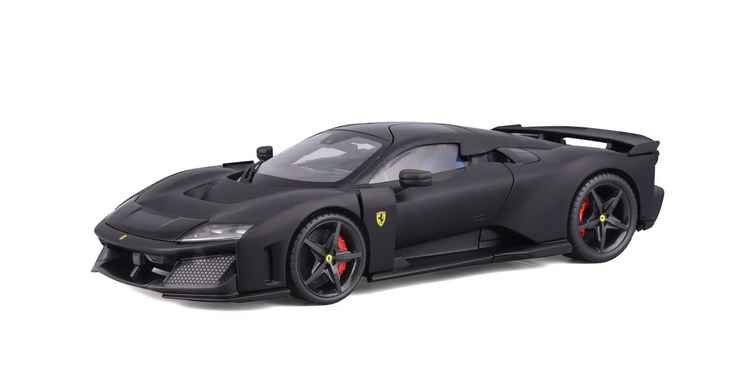 Bburago Opens Pre-Orders for a Matte Black Ferrari F80 Limited to 500 Pieces Bburago Ferrari F80 matte black 1:18 die-cast scale model