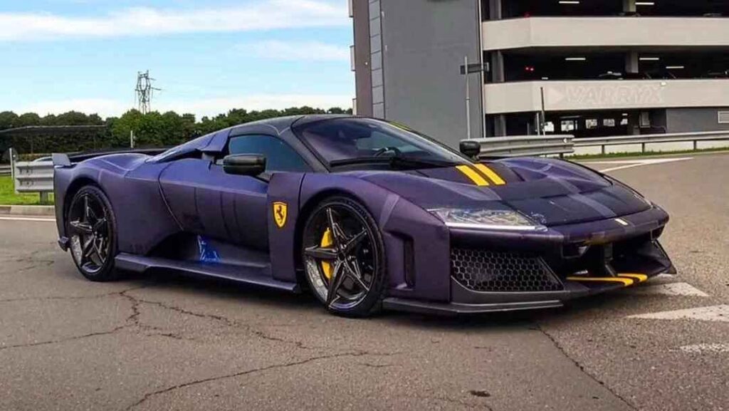 Czech Republic’s First Ferrari F80 Arrives in Viola Hong Kong Ferrari F80 in Viola Hong Kong with Giallo Triple Strato livery at Scuderia Praha