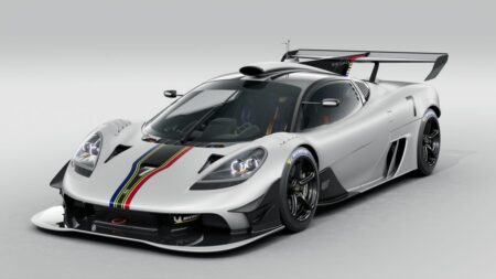 GMA T.50S Niki Lauda customer car heads to Goodwood Gordon Murray Automotive T.50S Niki Lauda in white South African flag-inspired livery