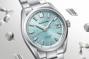 Grand Seiko Evolution 9 2026 watches with textured dials and steel and titanium bracelets