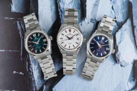 Grand Seiko Brings Spring Drive UFA to Three Evolution 9 Classics Grand Seiko Evolution 9 Spring Drive UFA White Birch Atera Valley and Lake Suwa watches