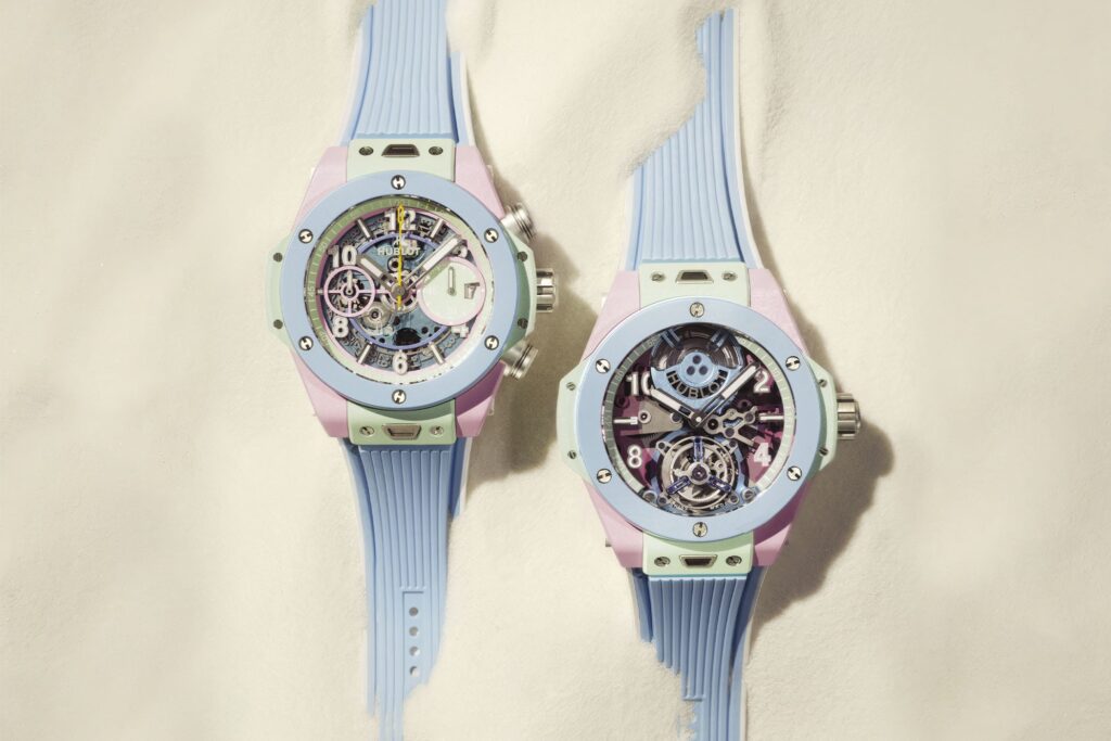 Hublot Big Bang Summer 2026 watches in pastel ceramic colours