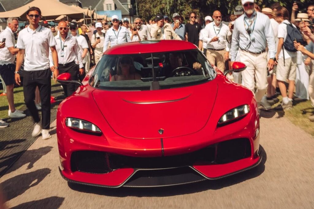 First customer Koenigsegg Gemera finished in brilliant red