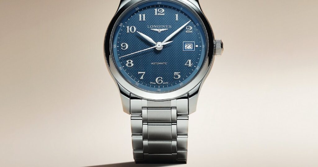 Longines 2026 Master Collection watch shown in an elegant studio setting