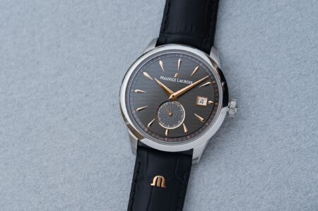 Maurice Lacroix 1975 Legacy Small Seconds with Jura-inspired dial motif