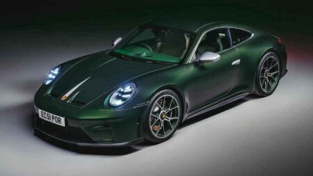 Porsche 911 GT3 Earls Court 51 Edition Marks 75 Years in the UK Porsche 911 GT3 Earls Court 51 Edition in Earls Court Green metallic