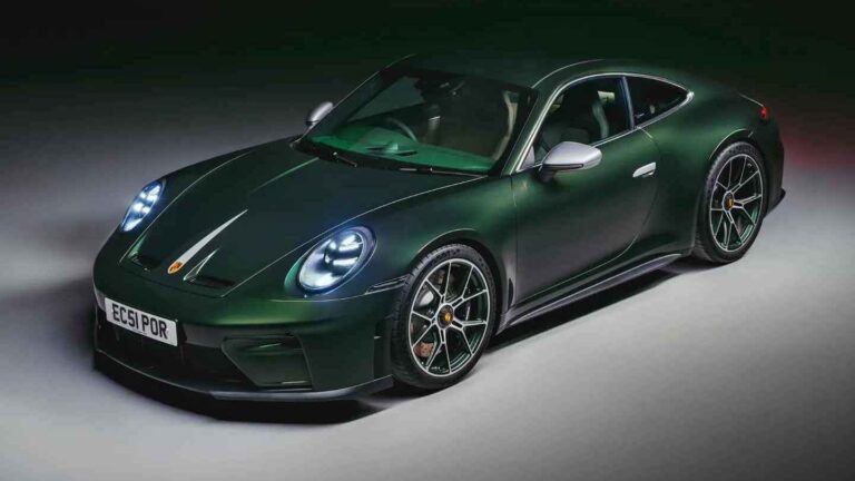 Porsche 911 GT3 Earls Court 51 Edition Marks 75 Years in the UK Porsche 911 GT3 Earls Court 51 Edition in Earls Court Green metallic