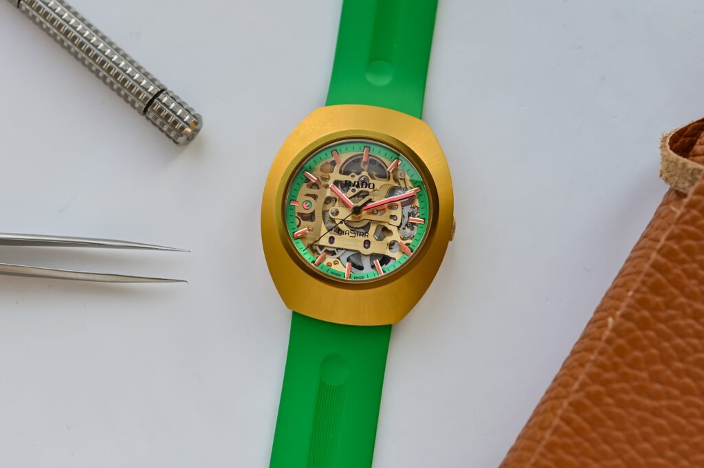 Rado DiaStar Original Skeleton limited editions in blue, green and red