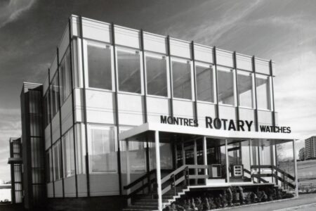 Rotary Watches Are Finding Their Way Back Vintage and modern Rotary watches arranged on a neutral watch editor desk