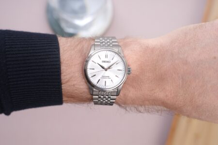 Seiko Brings Silk Texture to a New 38mm Presage Classic Line Seiko Presage Classic Series 38mm silk-inspired dial watches