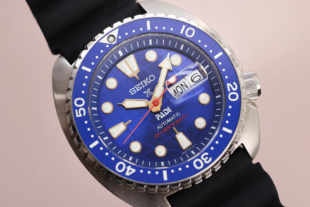 Seiko’s New PADI King Turtle Marks 60 Years of Dive Training Seiko Prospex PADI 60th Anniversary King Turtle limited edition dive watch with blue dial