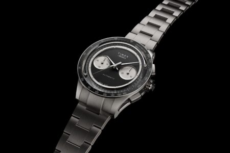 Timex Brings Chronographs to the Atelier Line With the M1a Ti and M1q Timex Atelier Chronograph Automatic M1a Ti with reverse panda dial