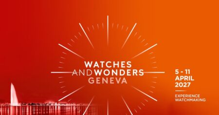 Watches and Wonders Geneva 2027 Locks In a Bigger Place on the Calendar Visitors at a luxury watch fair in Geneva viewing watches in elegant exhibition booths