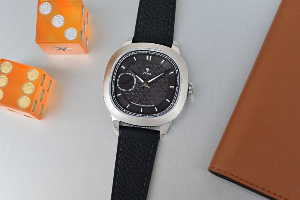 Yema Granvelle Renaissance CMM.29 Refines the Brand’s Dress Watch Direction Yema Granvelle Renaissance CMM.29 cushion case watch with architectural dial