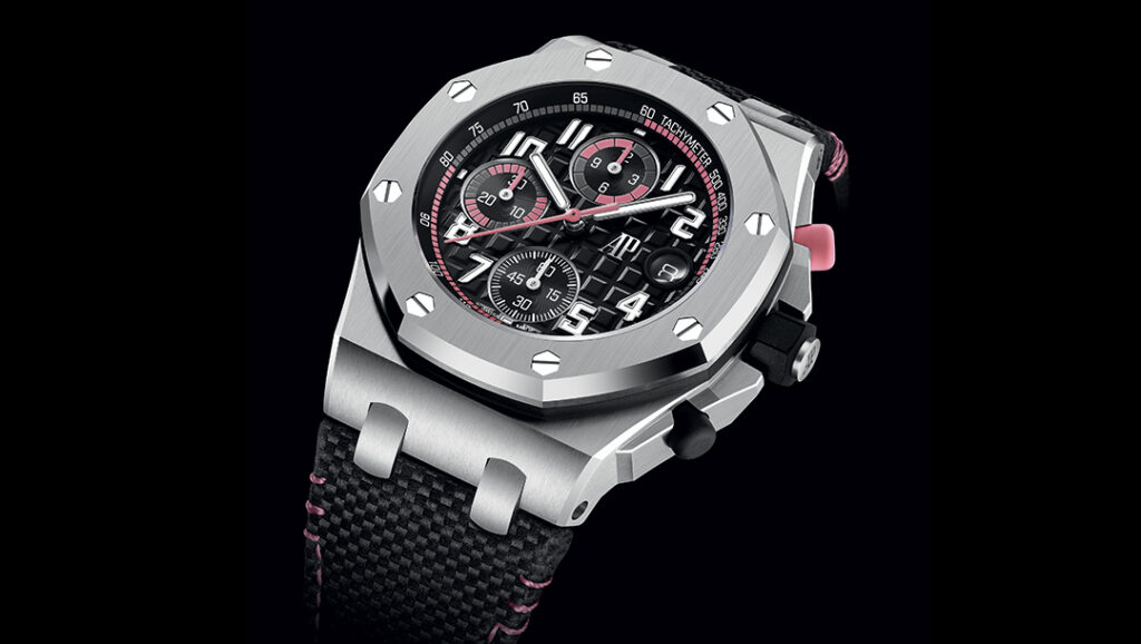 Audemars Piguet Royal Oak Offshore Automatic chronograph with vivid colour accents
