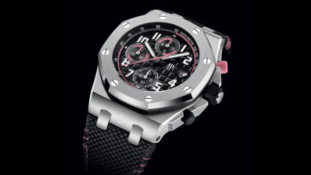 Audemars Piguet Gives the Royal Oak Offshore a Brighter Edge Audemars Piguet Royal Oak Offshore Automatic chronograph with vivid colour accents