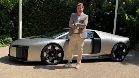 Audi Nuvolari hybrid supercar at an exclusive Monaco villa preview