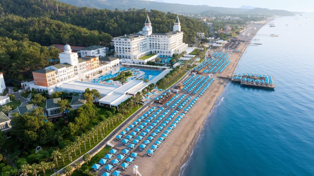 Nirvana Dolce Vita on the Turkish Riviera with the Taurus Mountains and Mediterranean coastline