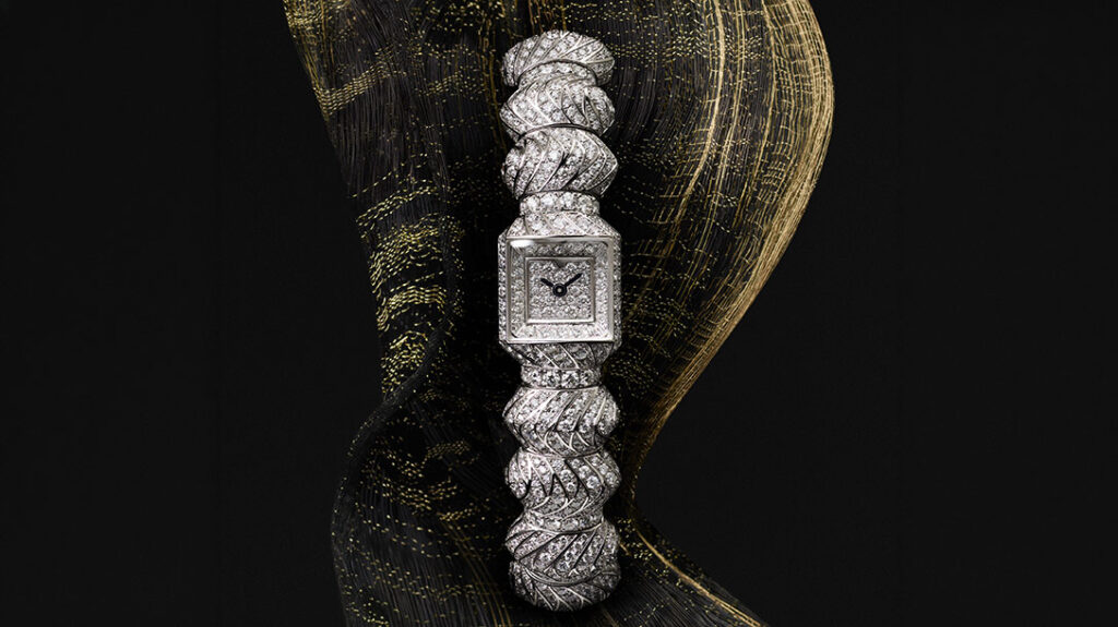 Cartier Myst Turns the Wristwatch Into a Sculptural Jewel Cartier Myst jewellery watch with diamond dial and sculptural gemstone bracelet