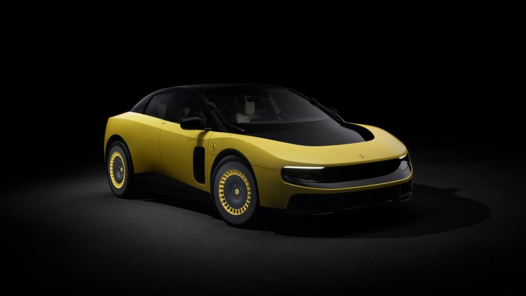 Ferrari Luce Finds an Early Audience in Thailand Ferrari Luce electric supercar in a modern showroom setting