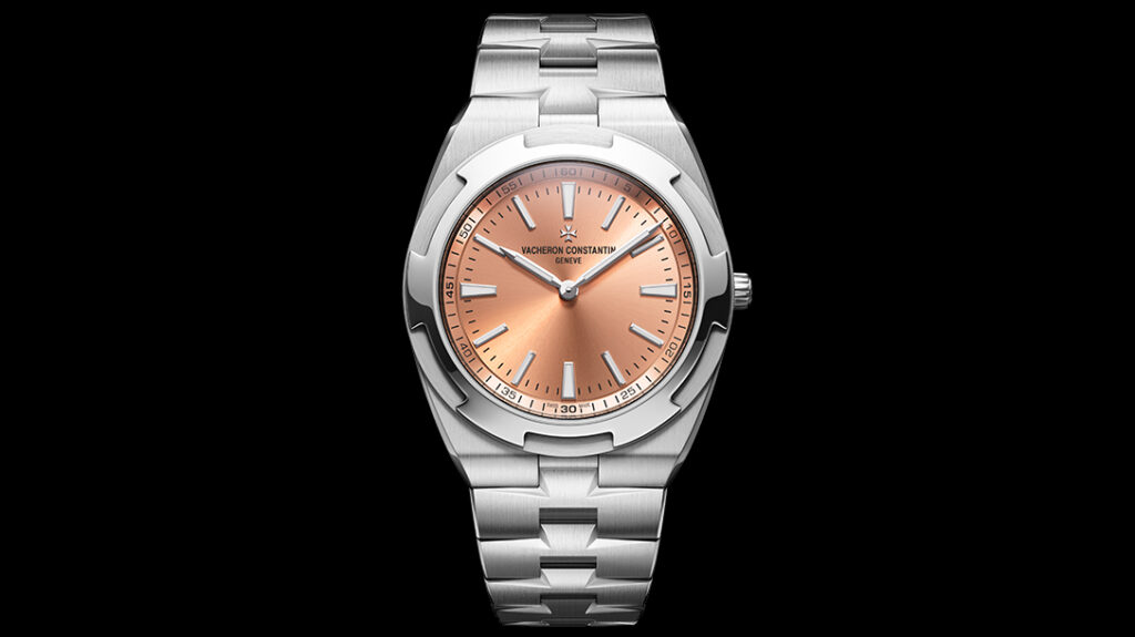 Vacheron Constantin Brings Platinum and Copper Tones to the Overseas Ultra-Thin Vacheron Constantin Overseas Self-Winding Ultra-Thin in platinum with copper-toned dial
