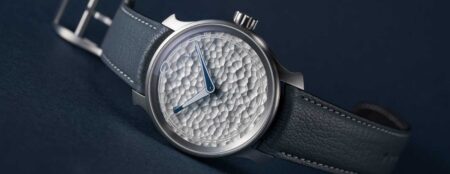 MING Brings Hammered Pewter to the 37.06 with Royal Selangor MING 37.06 Royal Selangor watch with hammered pewter dial and titanium case