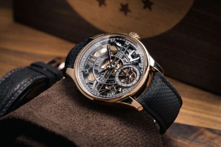 1776 Atelier Liberty 250 Brings American Independence Into High Watchmaking 1776 Atelier Liberty 250 rose gold watch with openworked hand-finished movement