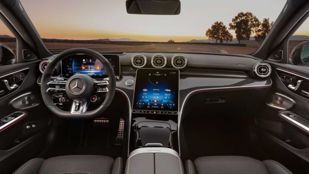 Europe’s New Safety Rules Bring Driver-Monitoring Cameras to Every New Car Modern car interior with a driver-monitoring camera near the steering column