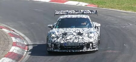2027 Porsche 911 GT3 RS Steps Up Nürburgring Testing Camouflaged 2027 Porsche 911 GT3 RS prototype testing at the Nürburgring