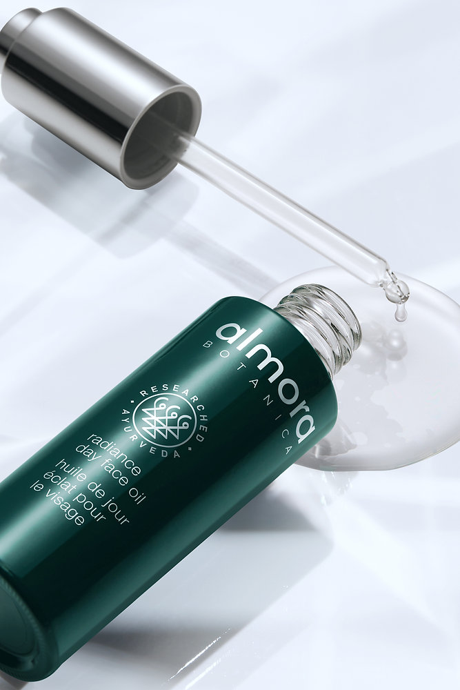 Almora Botanica Makes a Case for Smarter Summer Skincare on the Move Almora Botanica travel skincare essentials arranged with a vanity pouch for summer travel