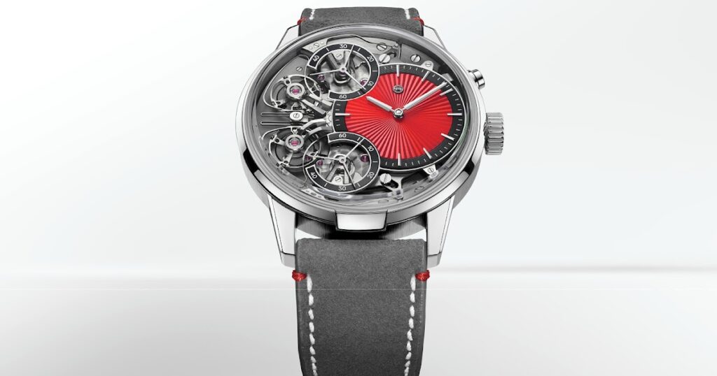 Armin Strom Gives the Mirrored Force Resonance a Striking Red Identity Armin Strom Mirrored Force Resonance limited edition with vibrant red design accents