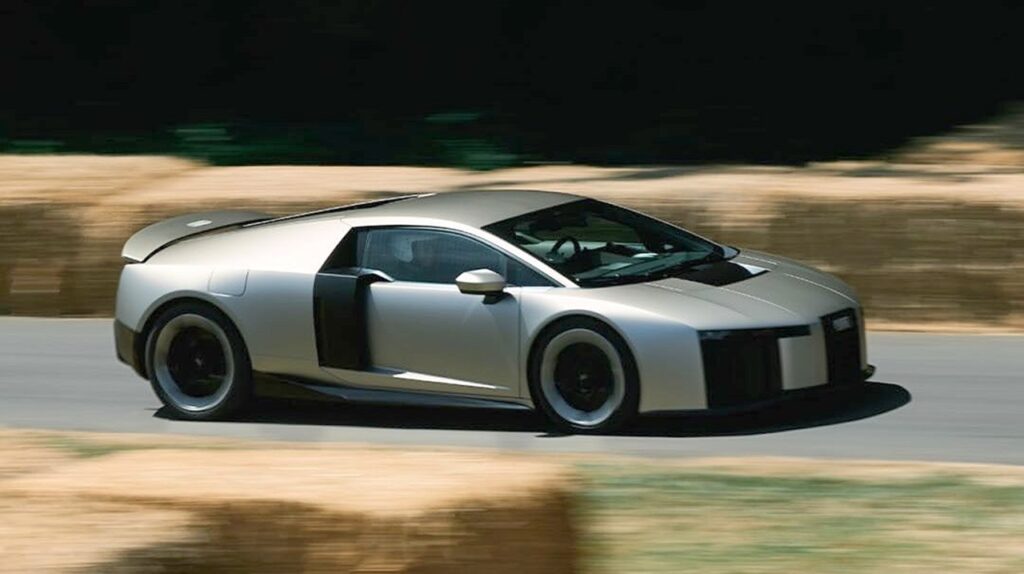 Audi Nuvolari hybrid supercar on the Goodwood Festival of Speed hillclimb