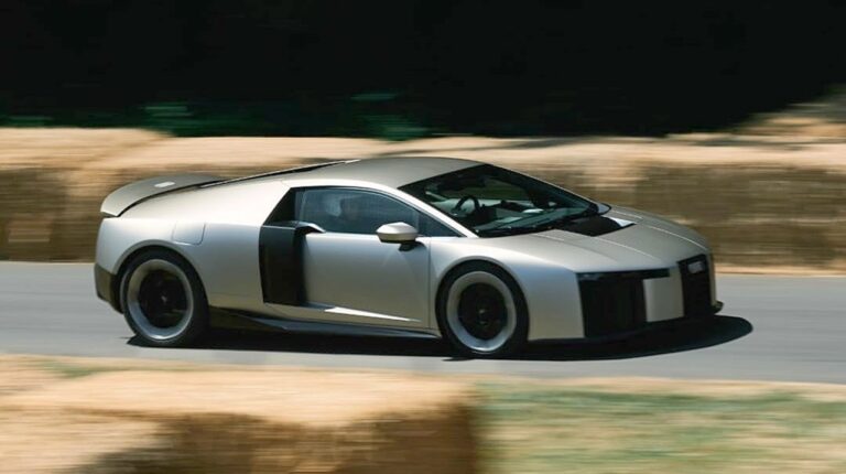 Audi Nuvolari hybrid supercar on the Goodwood Festival of Speed hillclimb