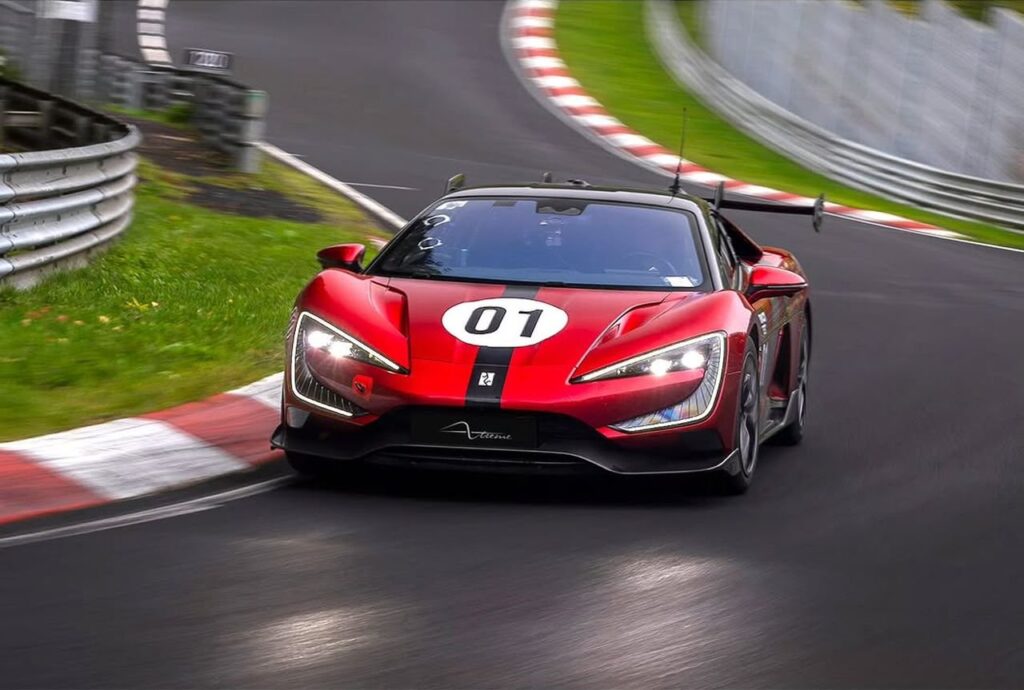 Yangwang U9 Xtreme aims for 310 mph with nearly 3,000 hp Yangwang U9 Xtreme electric hypercar with large rear wing prepared for a high-speed run