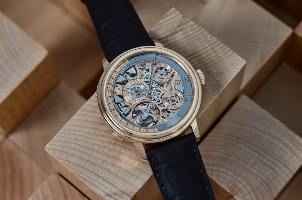 Five modern repeater watches with openworked dials and high complication movements