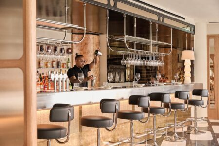 The Newman Gives Fitzrovia the Five-Star Hotel It Was Missing Contemporary luxury hotel interior at The Newman in Fitzrovia London