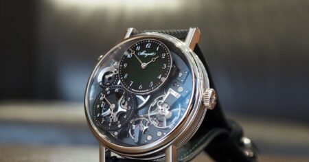 Breguet Tradition 7037 and GMT 7067 Put Mechanics in Full View Breguet Tradition 7037 and GMT 7067 watches shown side by side