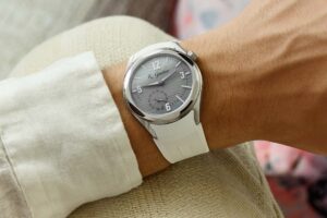 Romain Gauthier Gives the C a More Wearable Titanium Case Romain Gauthier C Titanium Edition 39.5 watch in Grade 5 titanium with asymmetric sapphire dial