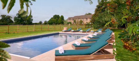 The Barnsdale country hotel in Rutland surrounded by gardens and open countryside
