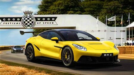 Denza Z Roadster Heads to Goodwood With 1,582 HP Denza Z Roadster electric supercar at Goodwood Festival of Speed
