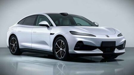 Denza Z9S Electric Sedan Emerges With Nearly 500 HP Denza Z9S electric luxury sedan with flush door handles and panoramic glass roof