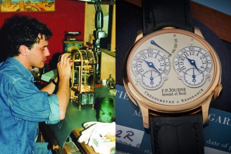 François-Paul Journe style independent watchmaking workshop with intricate mechanical watches