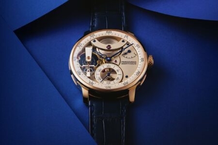 Ferdinand Berthoud Chronomètre FB 3SPC.2-1 in rose gold with openworked nickel silver dial architecture