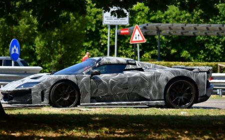 Ferrari F80 Aperta Prototype Emerges During Maranello Testing Camouflaged Ferrari F80 Aperta prototype testing on roads in Maranello