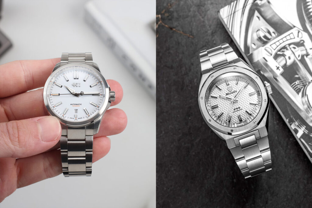 The Best GADA Watches to Buy Right Now Selection of versatile stainless steel everyday watches on a neutral studio surface
