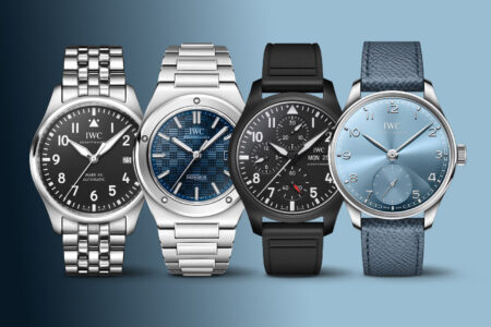 A beginner’s guide to IWC Pilot’s Watches IWC Pilot’s Watch models including Mark XX and Big Pilot on a dark aviation-inspired surface